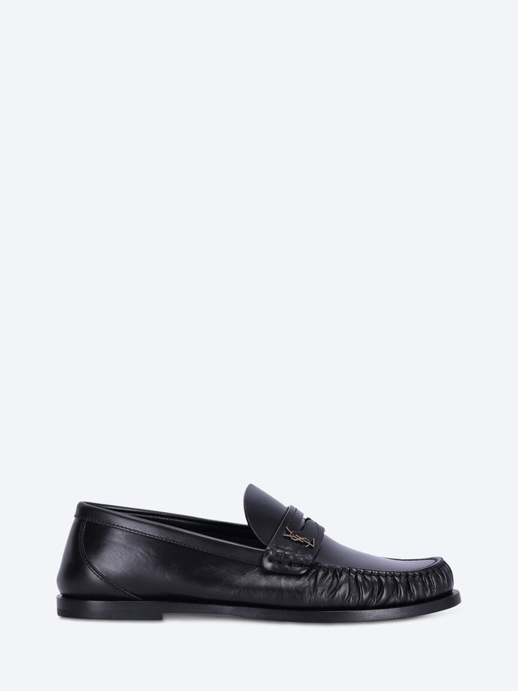 Laurent smooth leather loafers 1