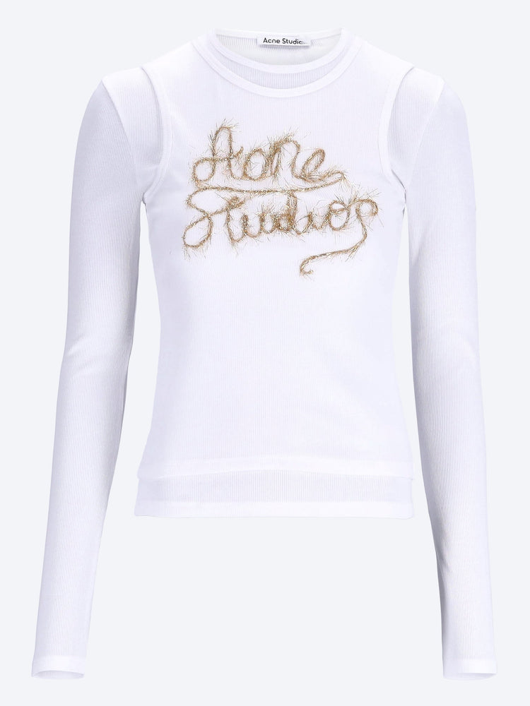 Layered logo t-shirt 1