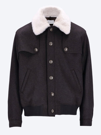 Le manteau de Blouson Laine