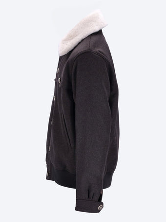 Le manteau de Blouson Laine