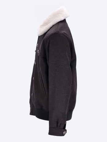 Le manteau de Blouson Laine