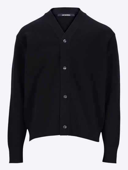 Le cardigan doppio knitwear