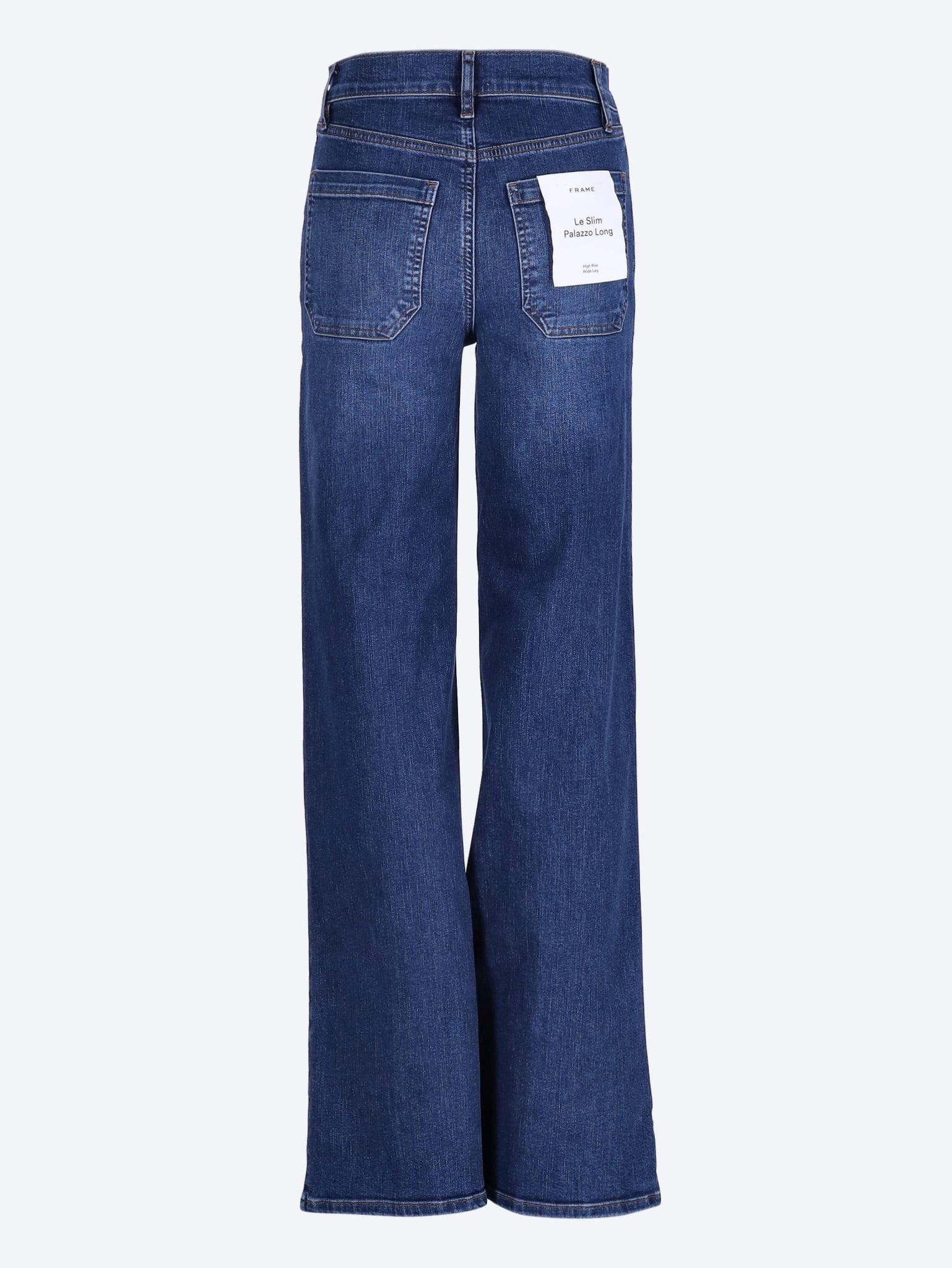 Le slim palazzo long modernist denim fashion pants 3