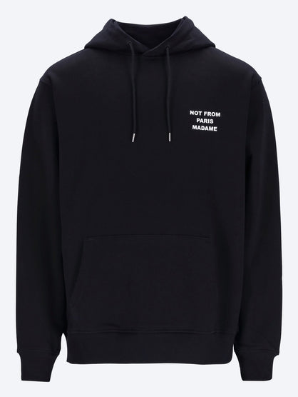 Bold slogan hoodie