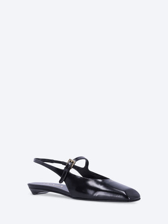 Leather ballerinas