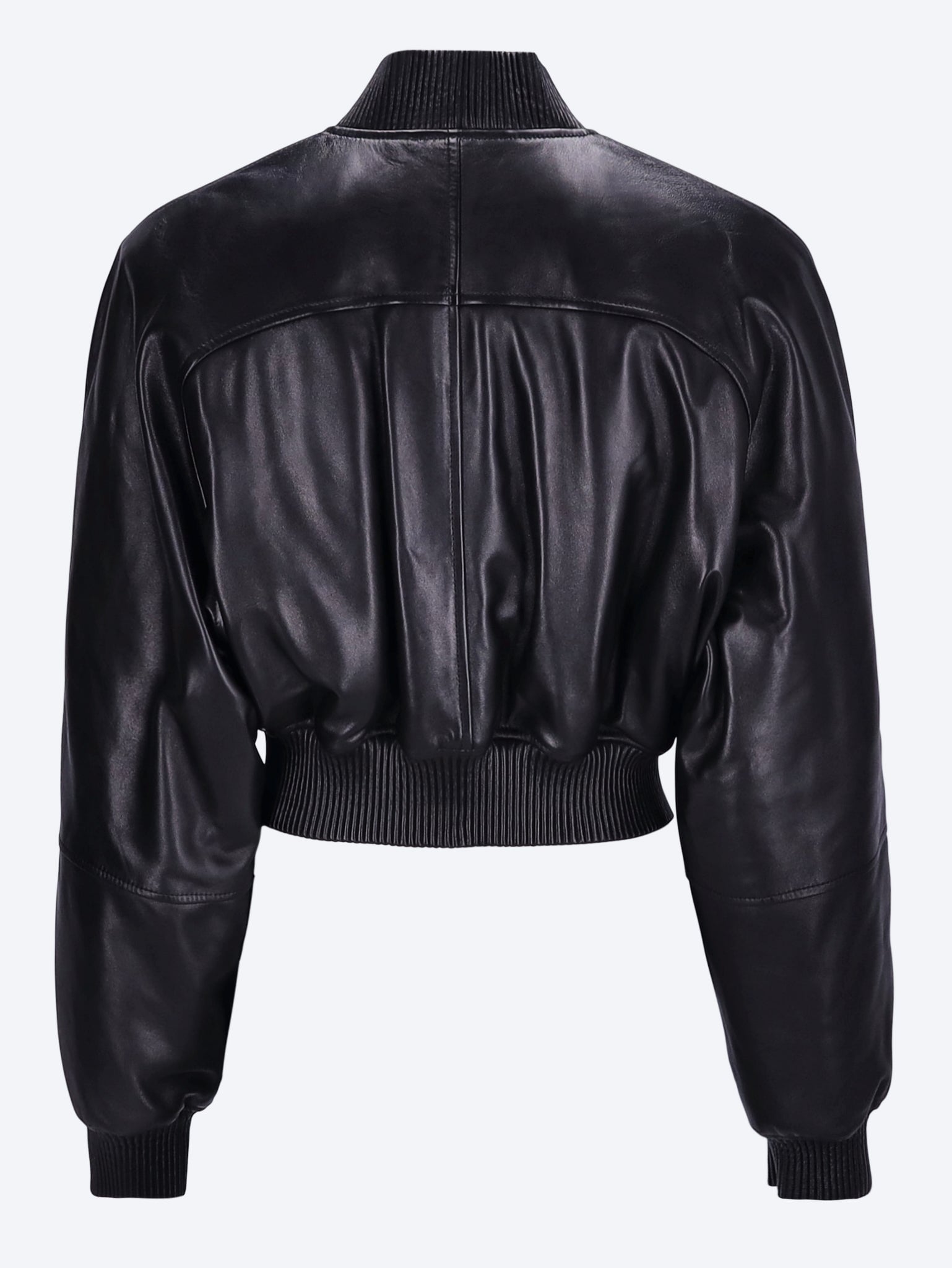 Leather bomber jacket 3