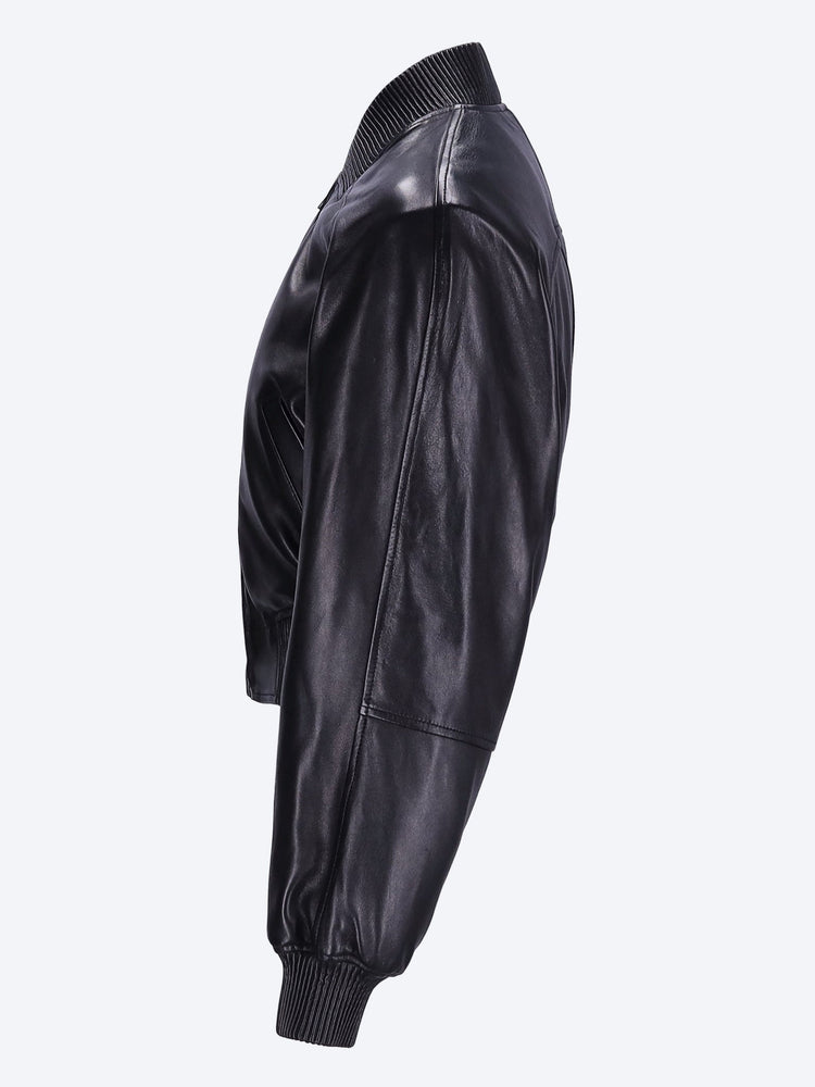 Leather bomber jacket 2