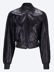 Leather bomber jacket ref: