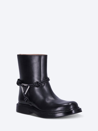 Leather boots