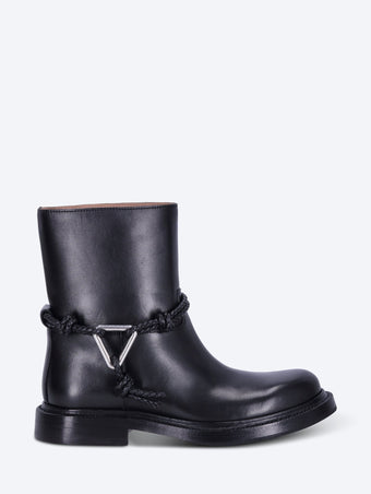 Leather boots