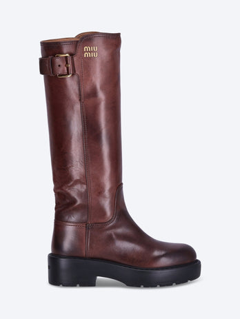 Bottes en cuir