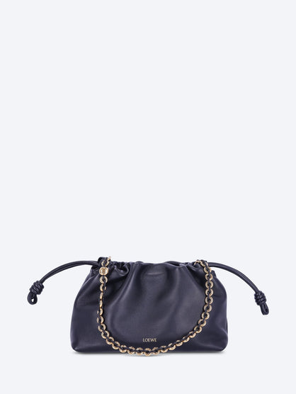 Leather flamenco medium bag