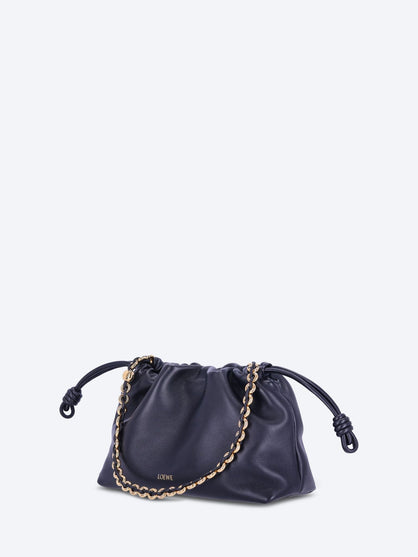 Leather flamenco medium bag