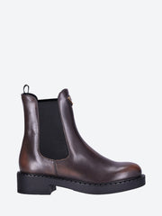 Leather fume ankle boots ref: