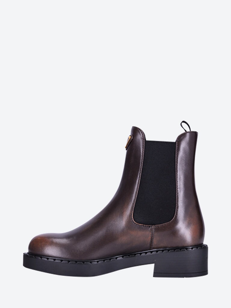 Leather fume ankle boots 4