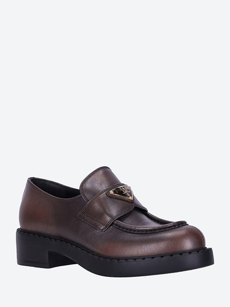 Leather fume loafers