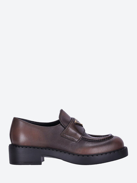 Leather fume loafers