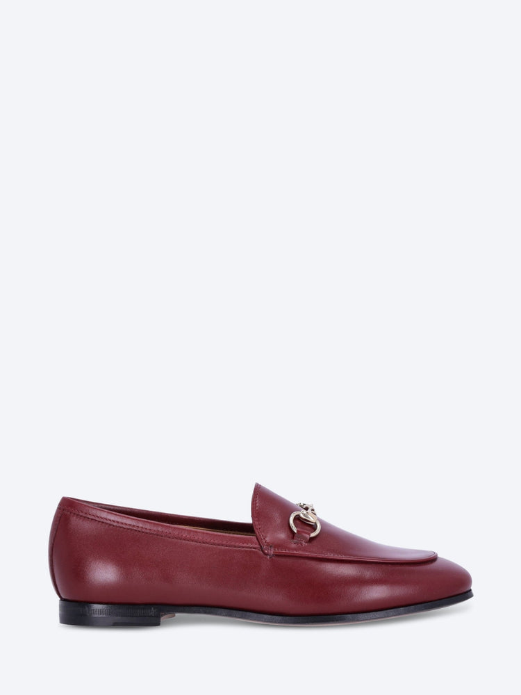 Leather gucci jordaan loafers 1
