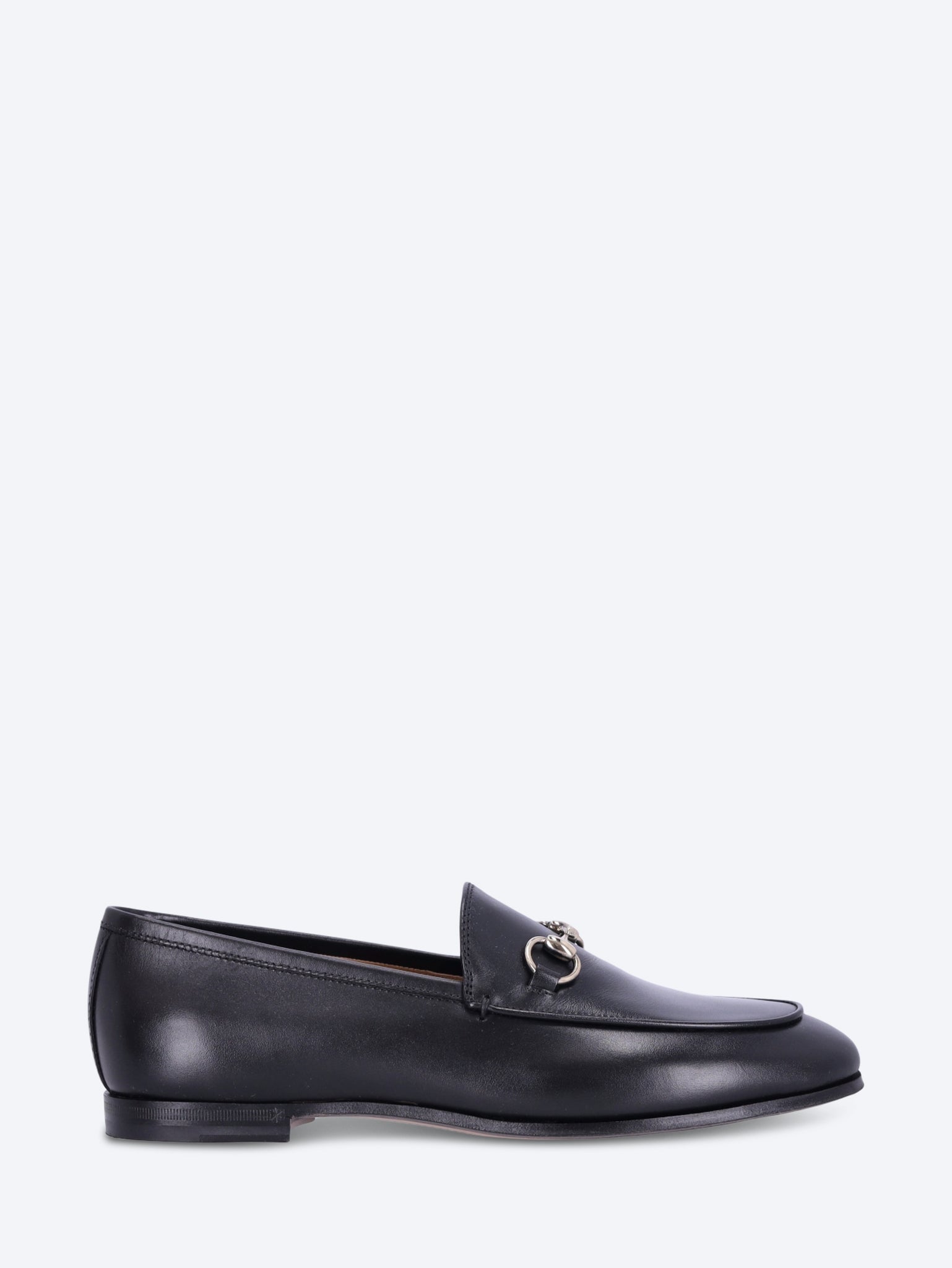 Leather gucci jordaan loafers 1