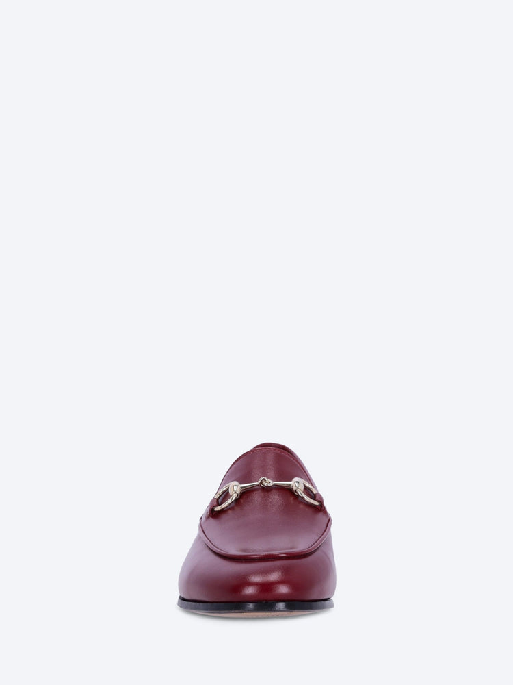 Leather gucci jordaan loafers 3