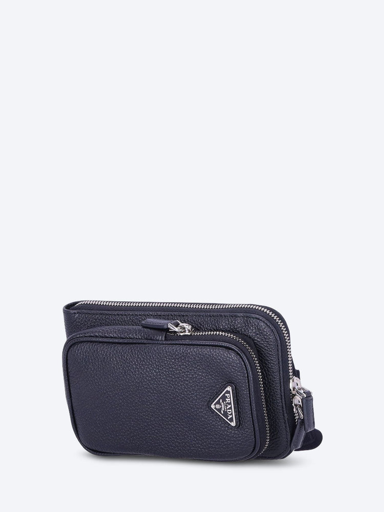 Black leather smartphone case 2