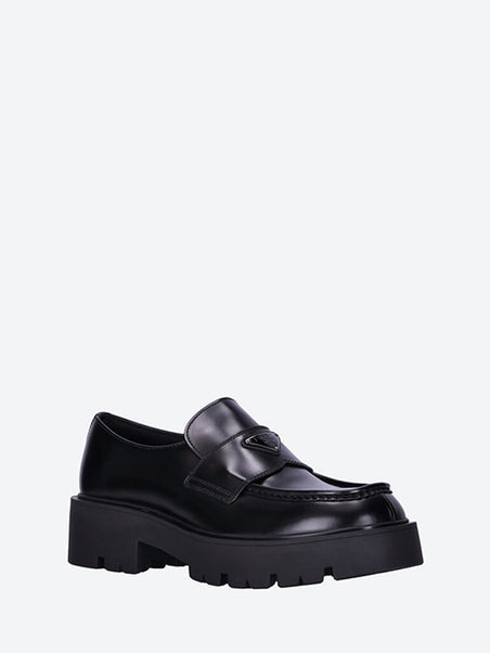 Leather loafers