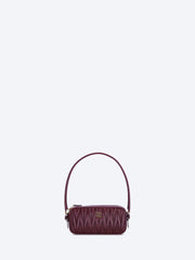 Leather matelasse handbag ref: