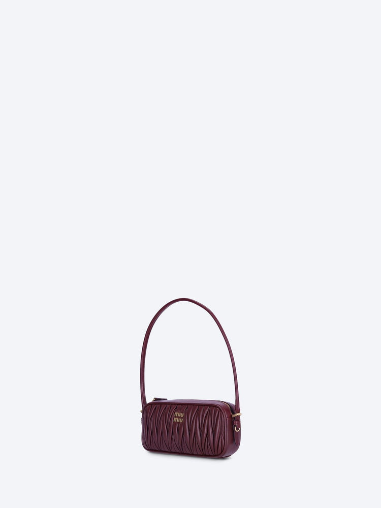 Leather matelasse handbag 2