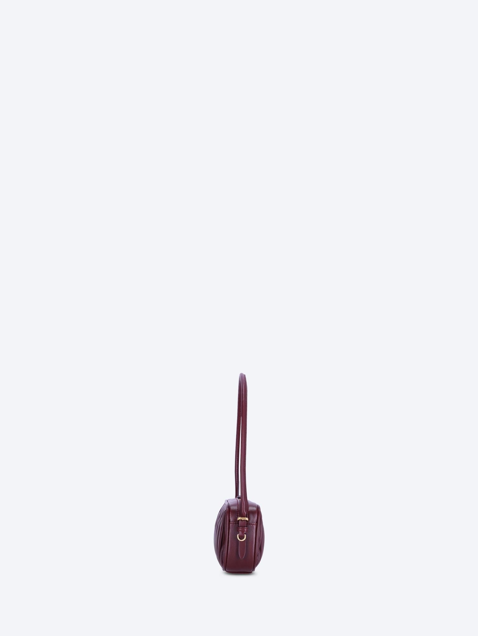 Leather matelasse handbag 3