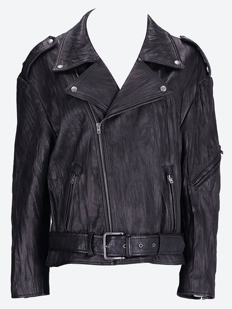 Leather outerwear jackets