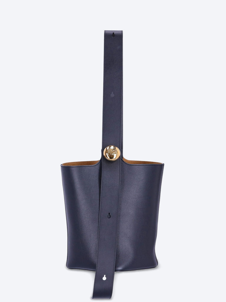 Mellow leather pebble medium bucket bag 1