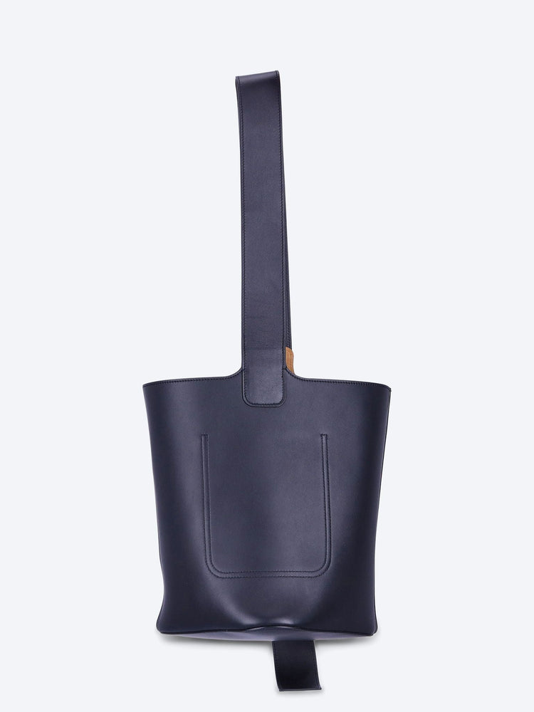 Mellow leather pebble medium bucket bag 4