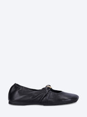 Leather pebble soft ballerinas ref:
