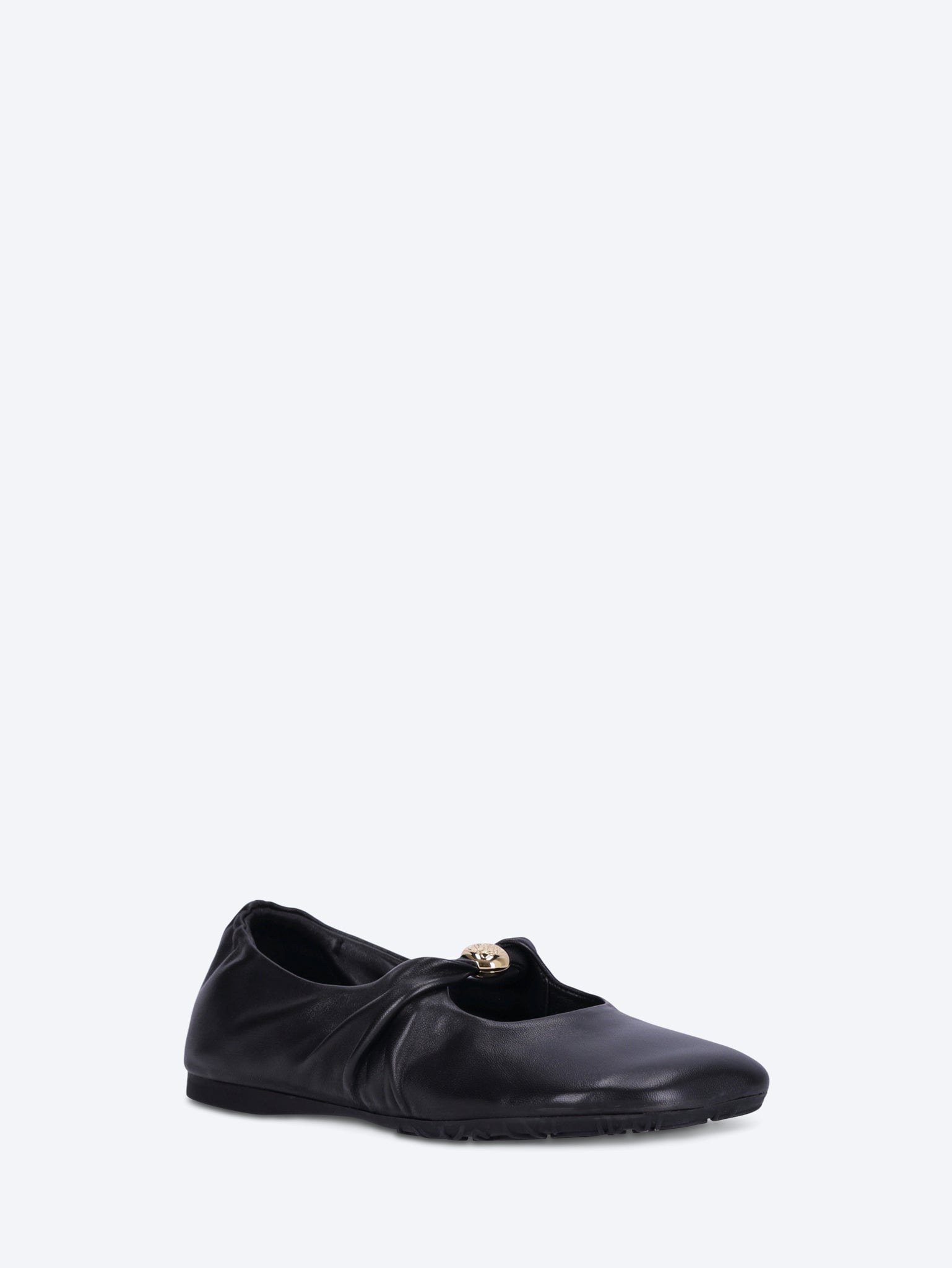 Leather pebble soft ballerinas 2