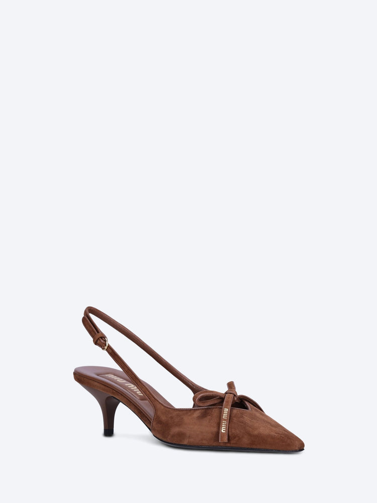 Leather slingback pumps 2