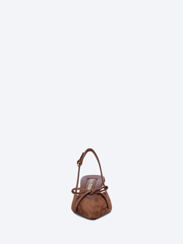 Leather slingback pumps 3