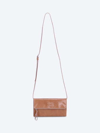 Leather travel pouch