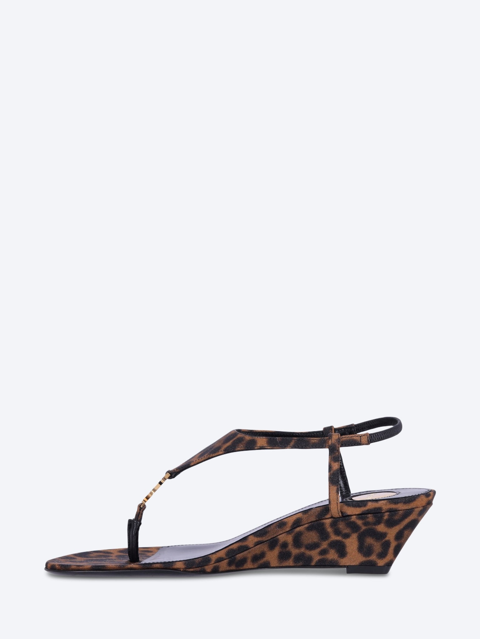 Cassandra Grosgrain Compensées Leopard 4
