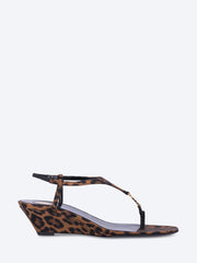 Cassandra Grosgrain Compensées Leopard ref: