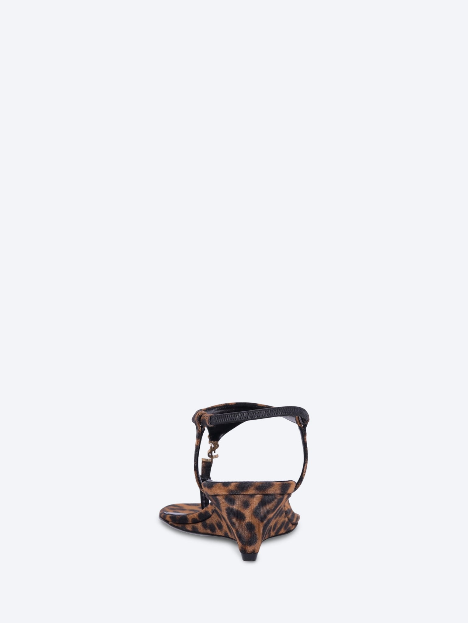 Cassandra Grosgrain Compensées Leopard 5