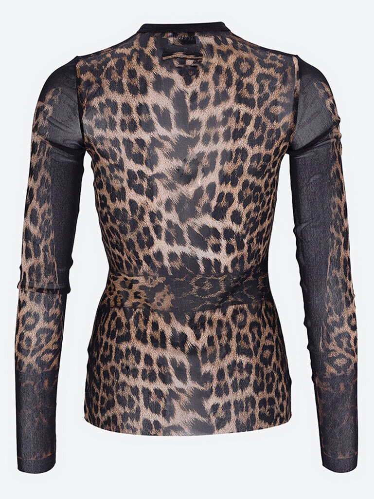 Leopard  printed long sleeve top 3