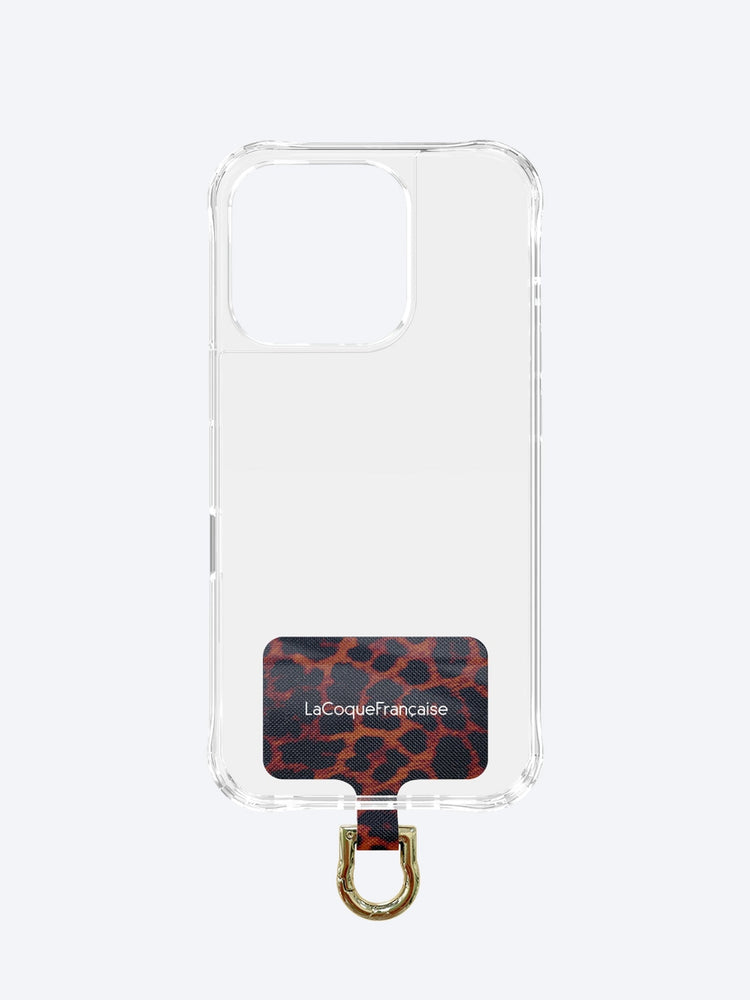 Leopard terracotta and black universal adapter 2