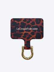 Leopard terracotta and black universal adapter ref:
