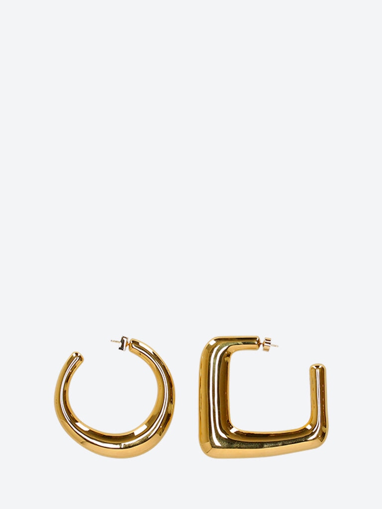 Les grandes creoles ovalo earrings 1