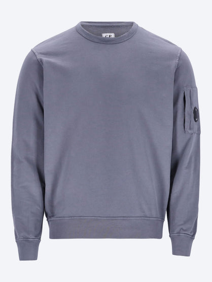 Light fleece crew neck sweatshirt
