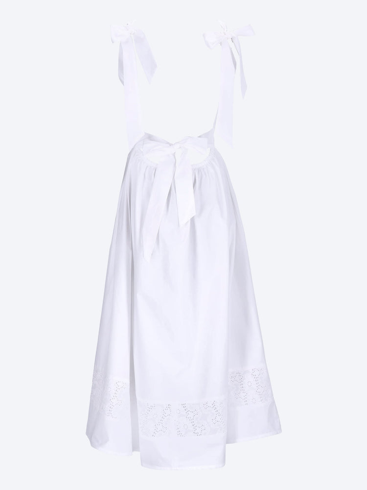 Lila popelin embroidery dress 3