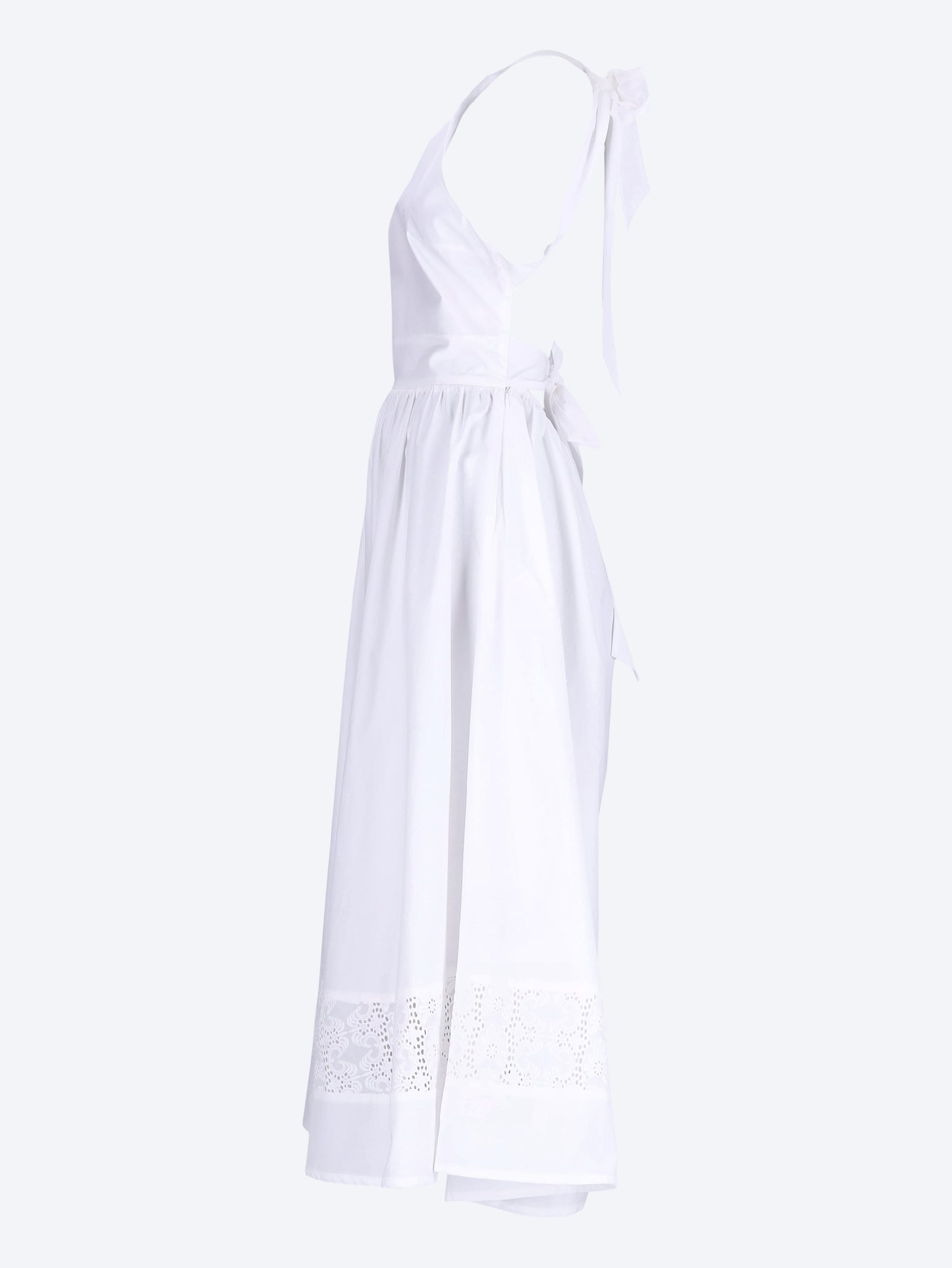 Lila popelin embroidery dress 2