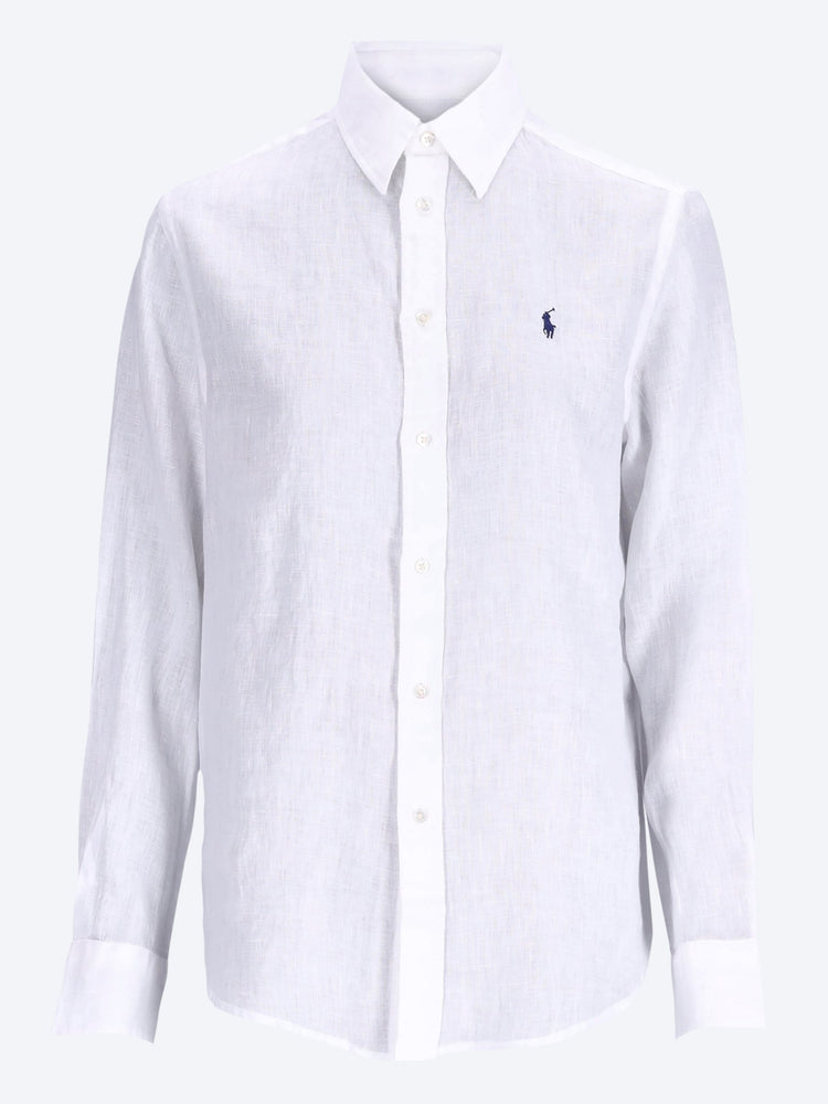 Linen classic long sleeve shirt 1