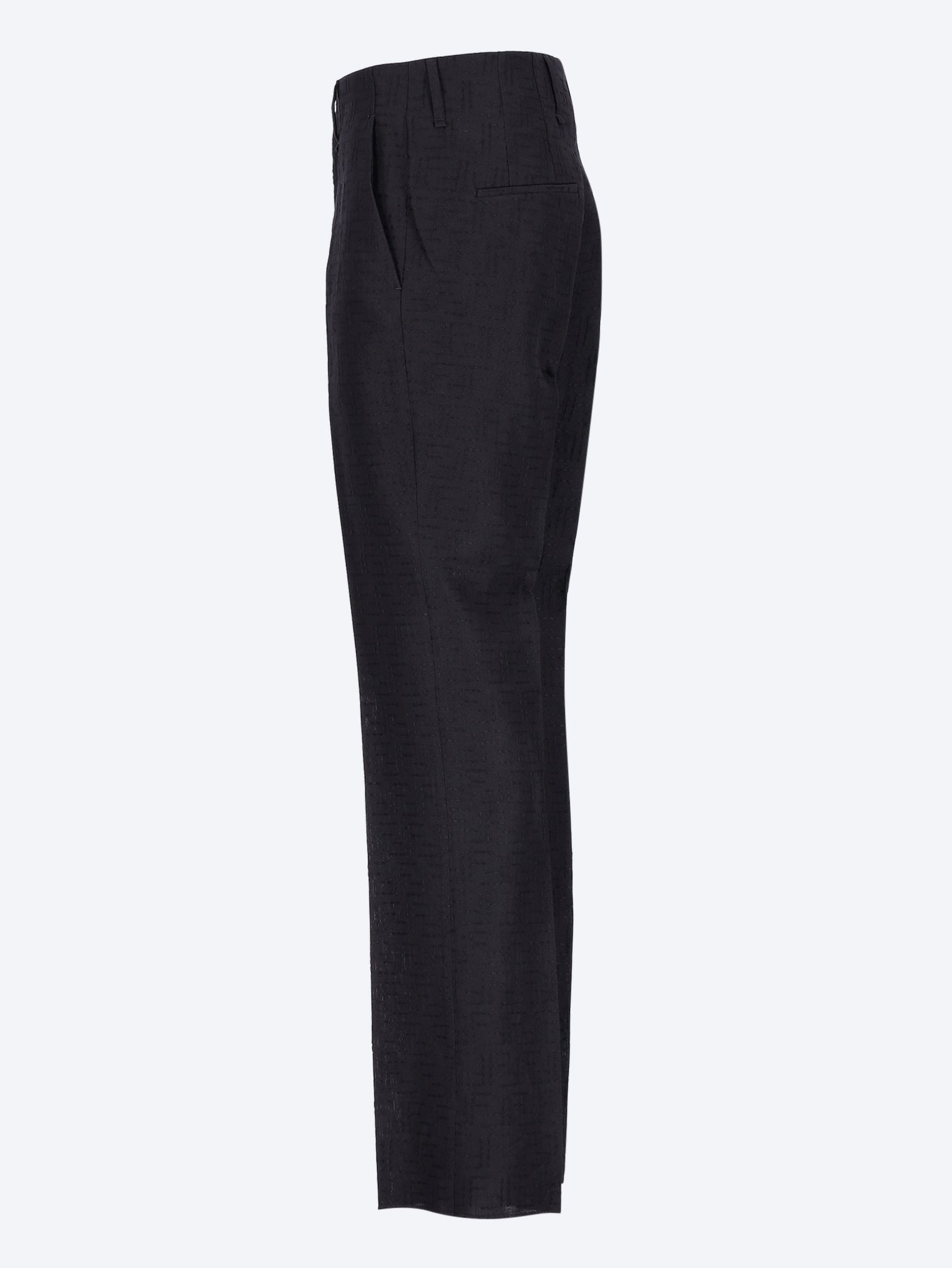 Linen ff jacquard pants 2