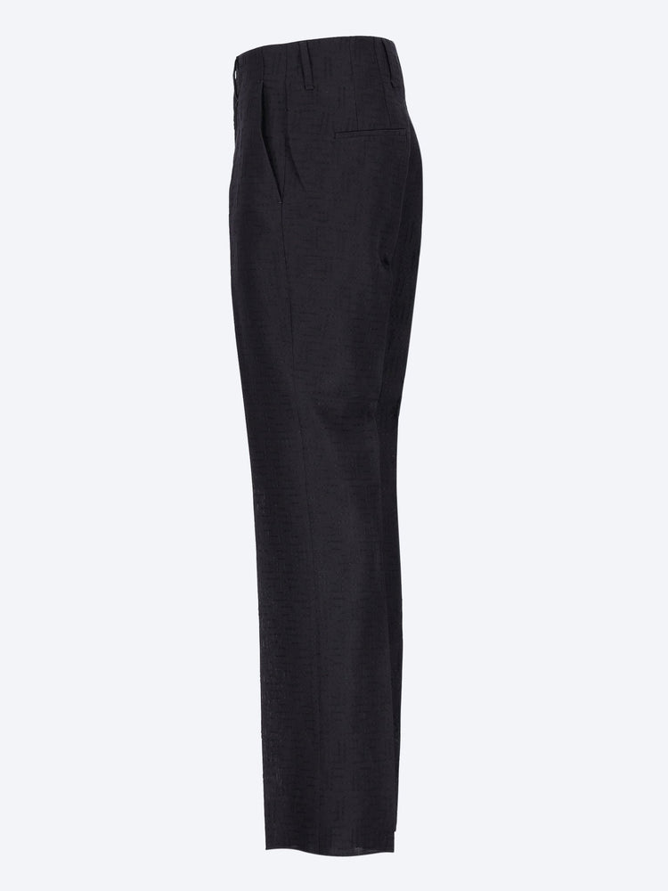 Linen ff jacquard pants 2